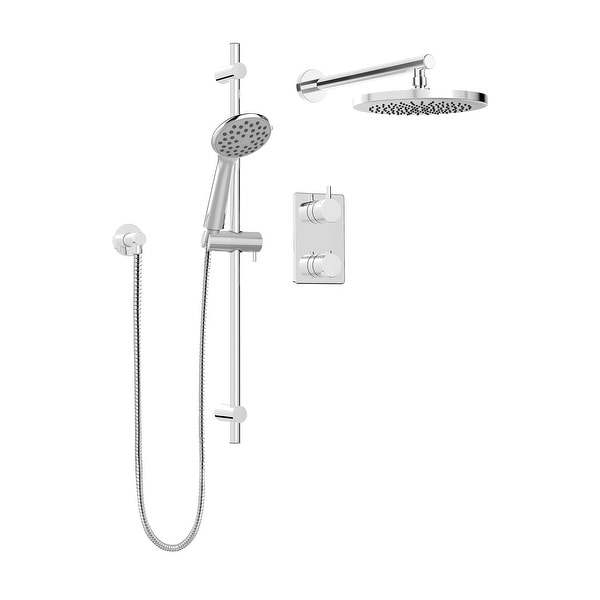 Belanger KIT-UNI140TSCP Universal Thermostatic Shower System from Wall