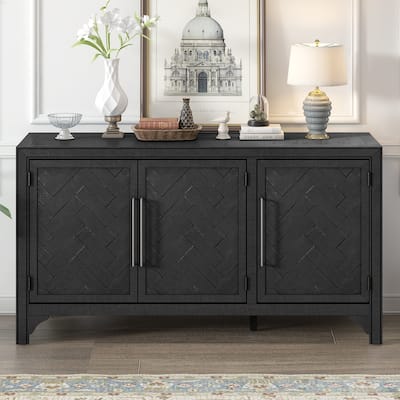 Storage Cabinet Sideboard with Adjustable Shelves