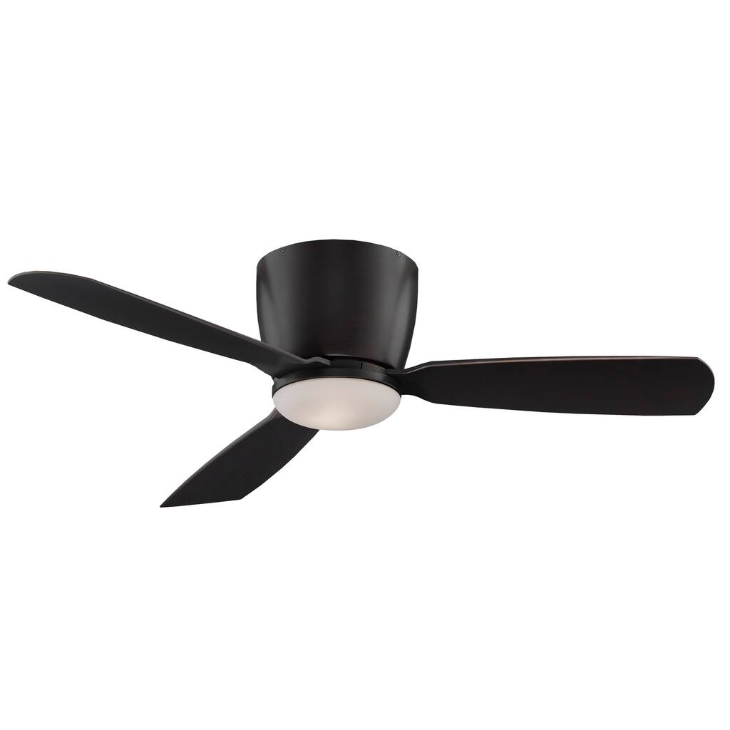 Embrace - 44 inch Indoor Ceiling Fan - Dark Bronze LED Light Kit