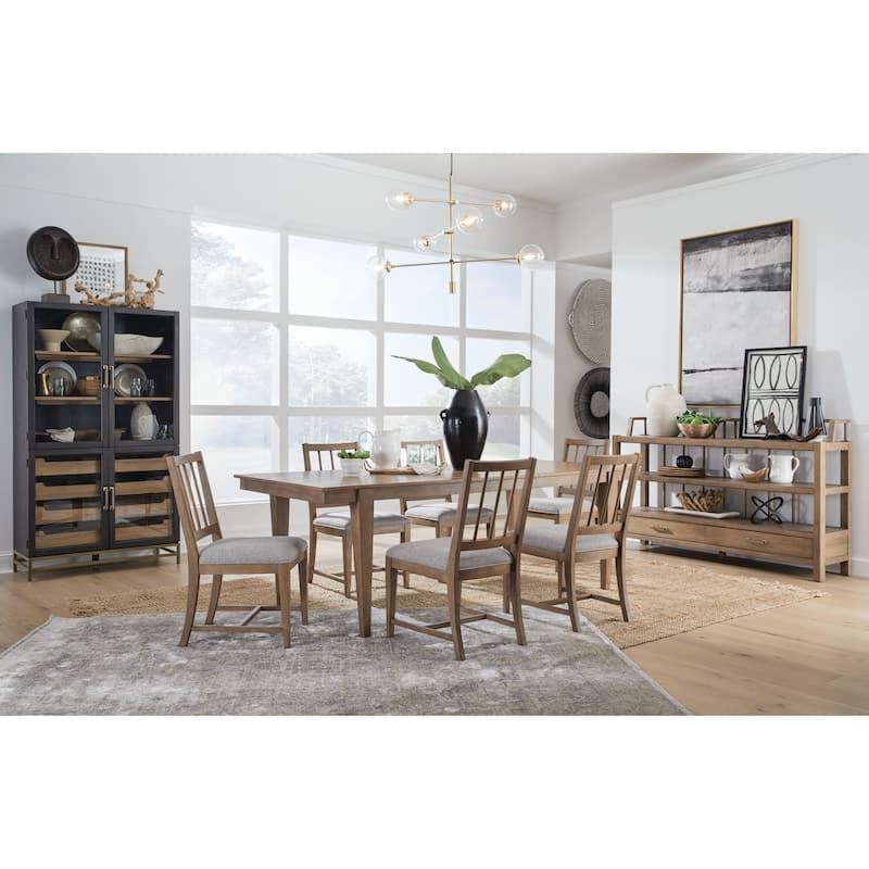 Magnussen Home Lindon Belgian Wheat Server - 68''W x 17''D x 42''H