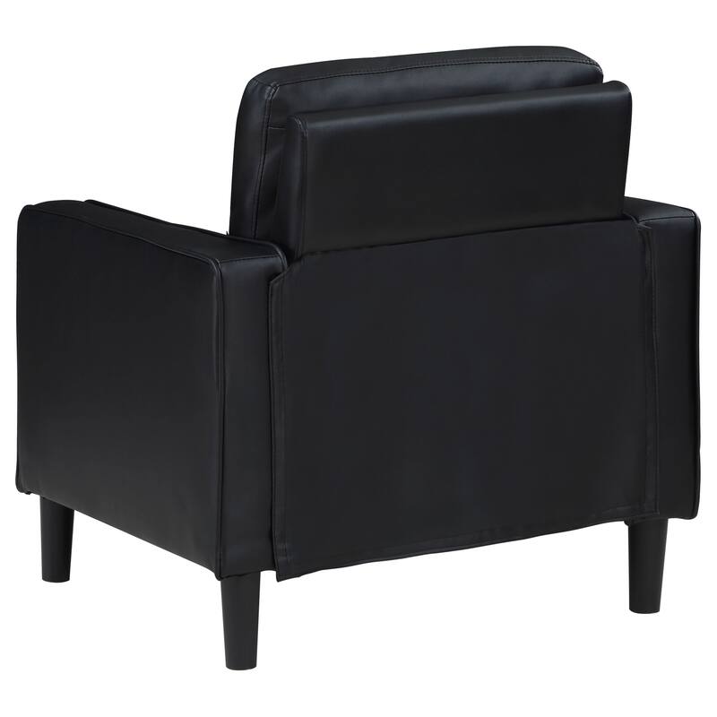 Ruth Transitional Upholstered Track Arm Sofa Set