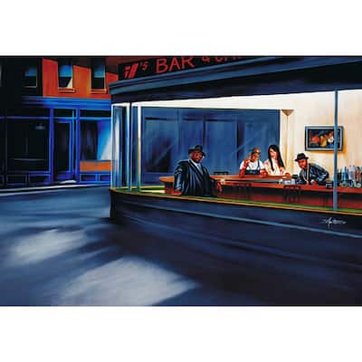 Hip Hop Cafe Art Poster - 24 x 36 Inch