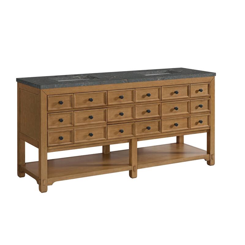 James Martin Vanities 505-V72-FPBL Malibu 72" Free Standing Double