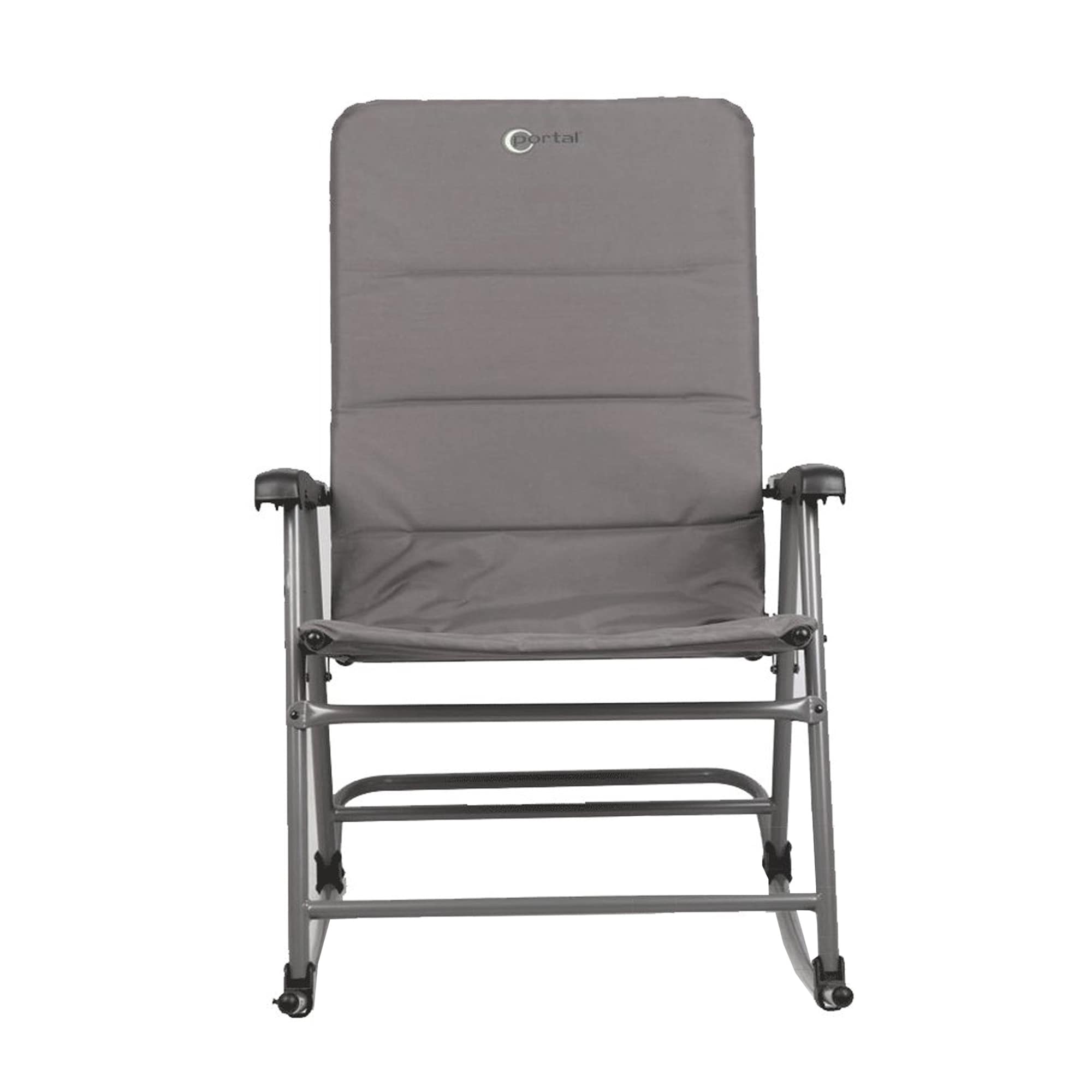 Portal Outdoor Wide Portable Flat Folding Camping Rocking Chair