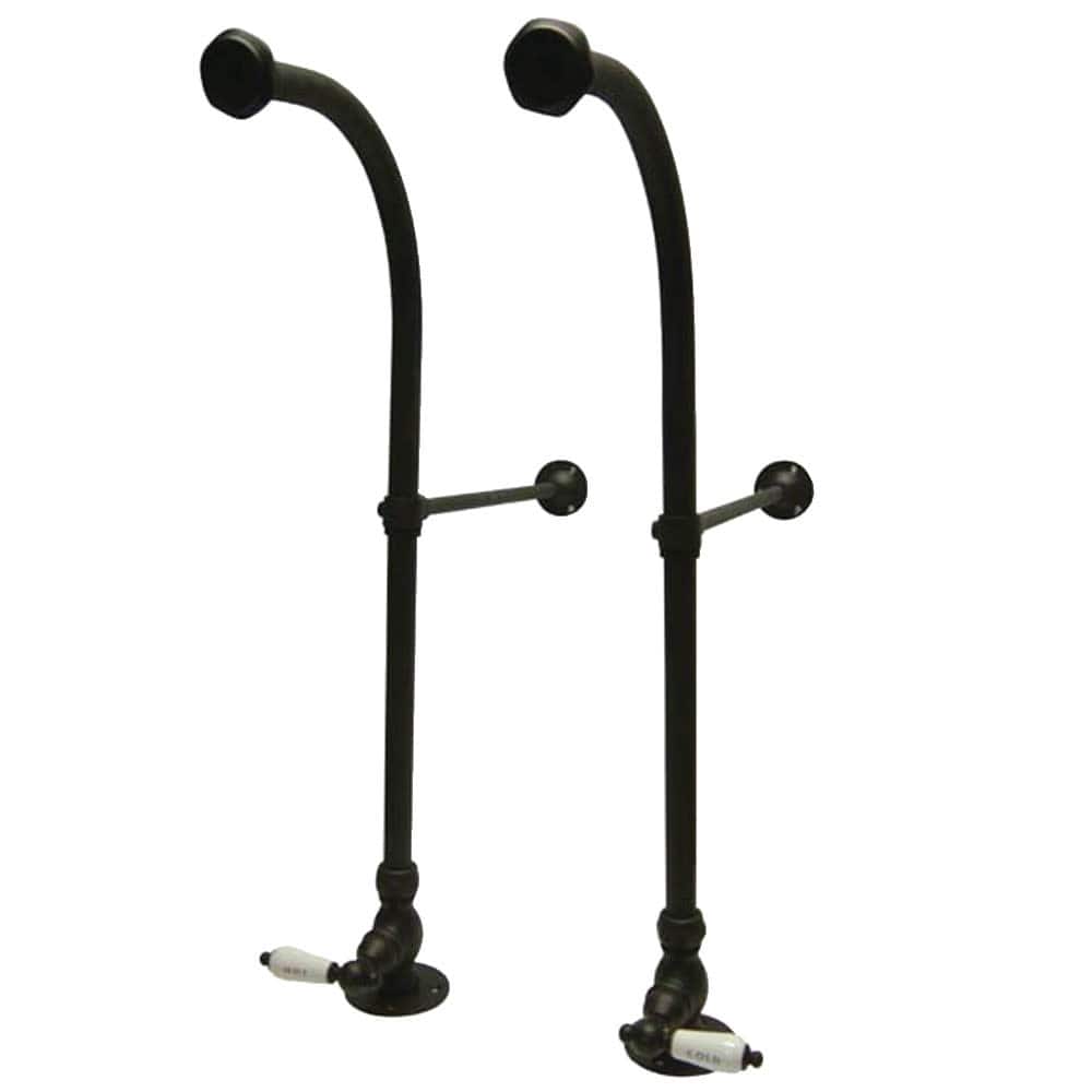 Kingston Brass Vintage Rigid Freestanding Supply Lines with Hot / Cold