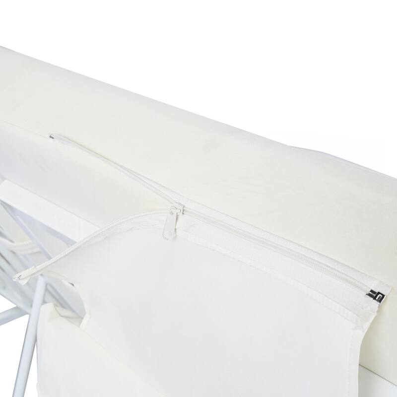 Iron Frame Outdoor Bed Loveseat