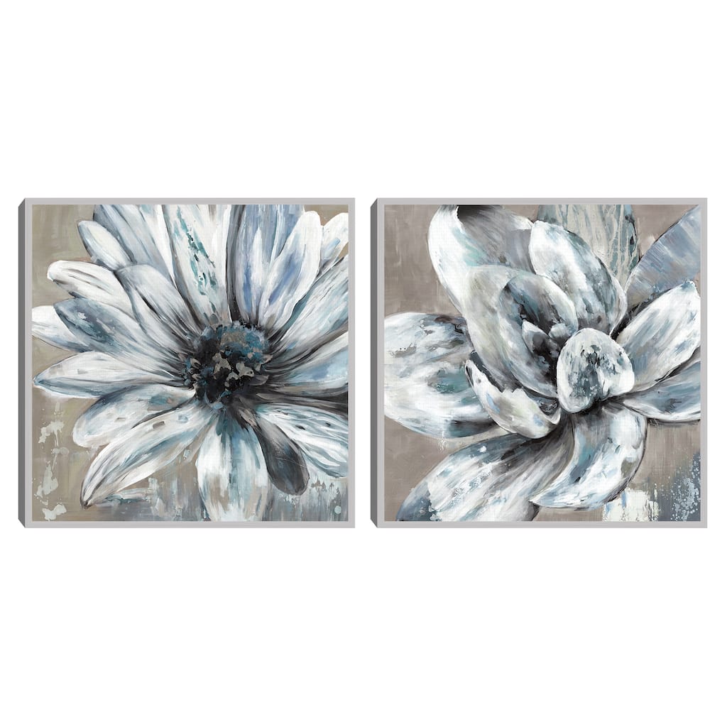 Silver Spring II, Silver Spring III by Emily Williams Canvas Art Prints