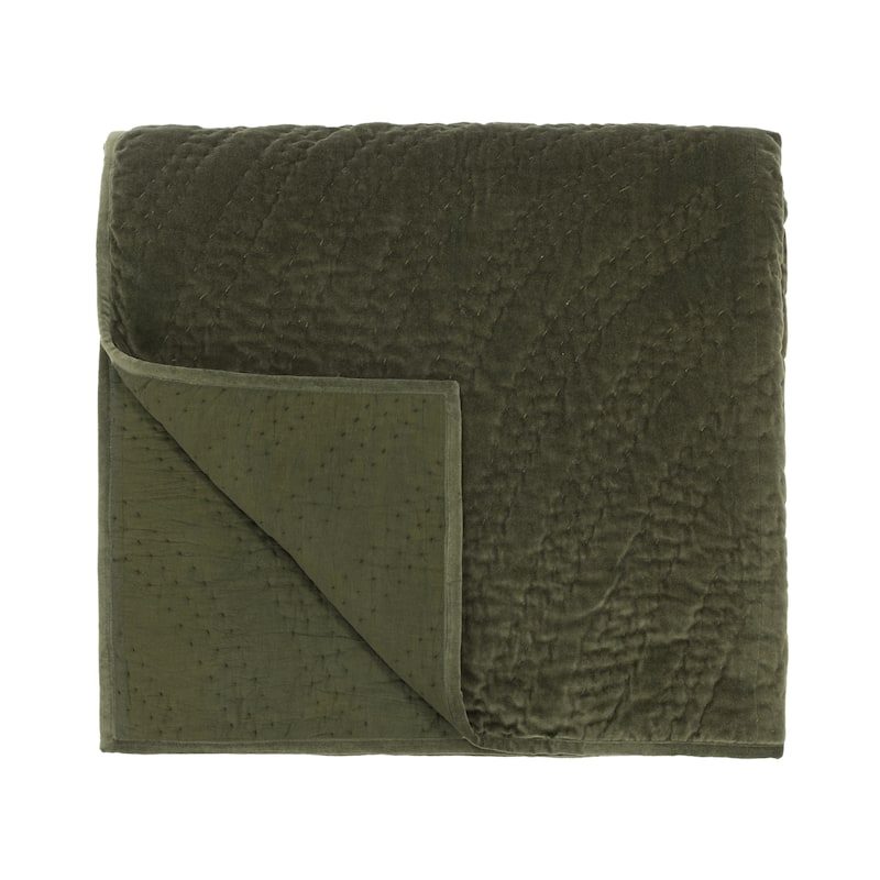 Villa by Classic Home Elms Velvet Cotton Blend Quilt