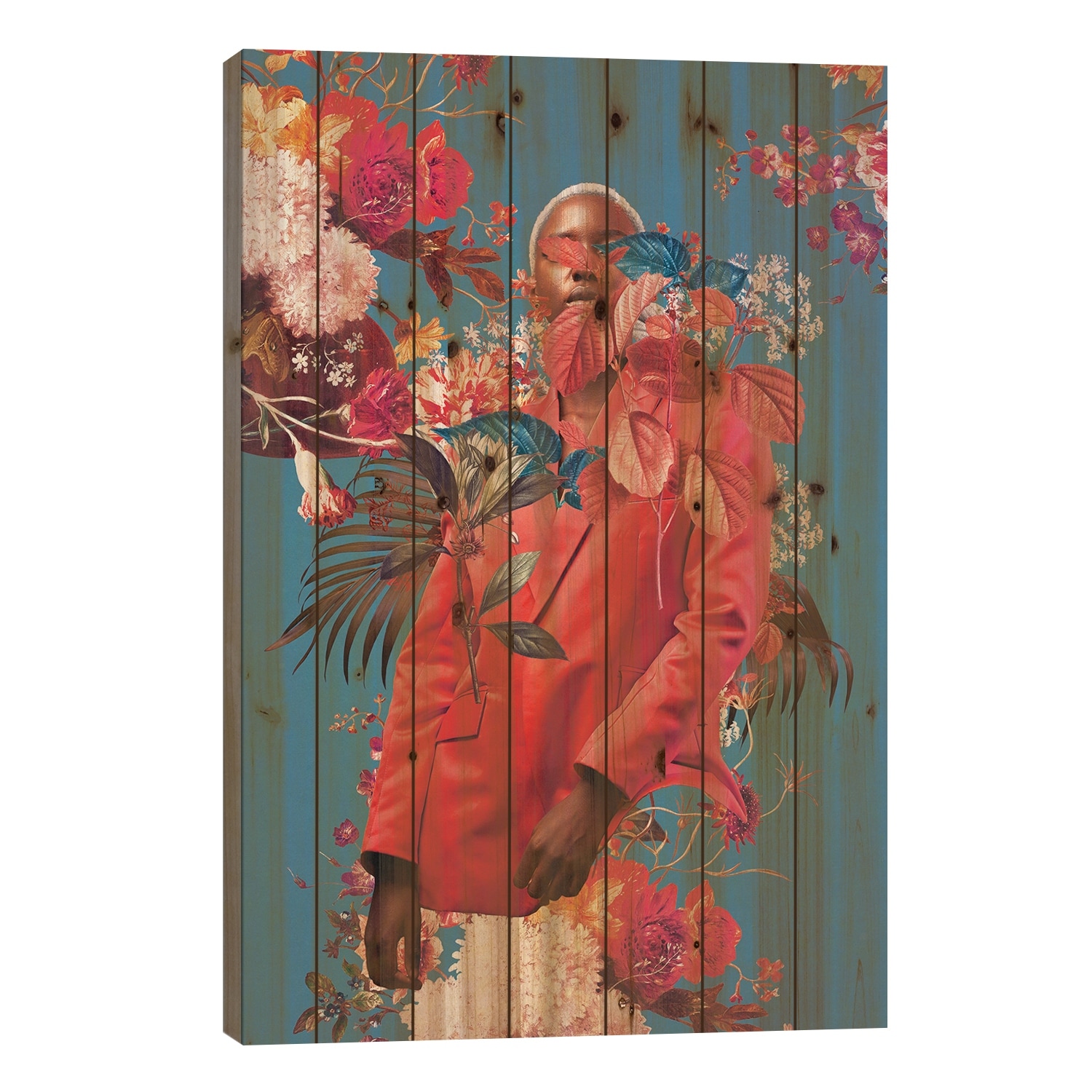 All The Springs She Remembered Print On Wood by Frank Moth - Multi-Color