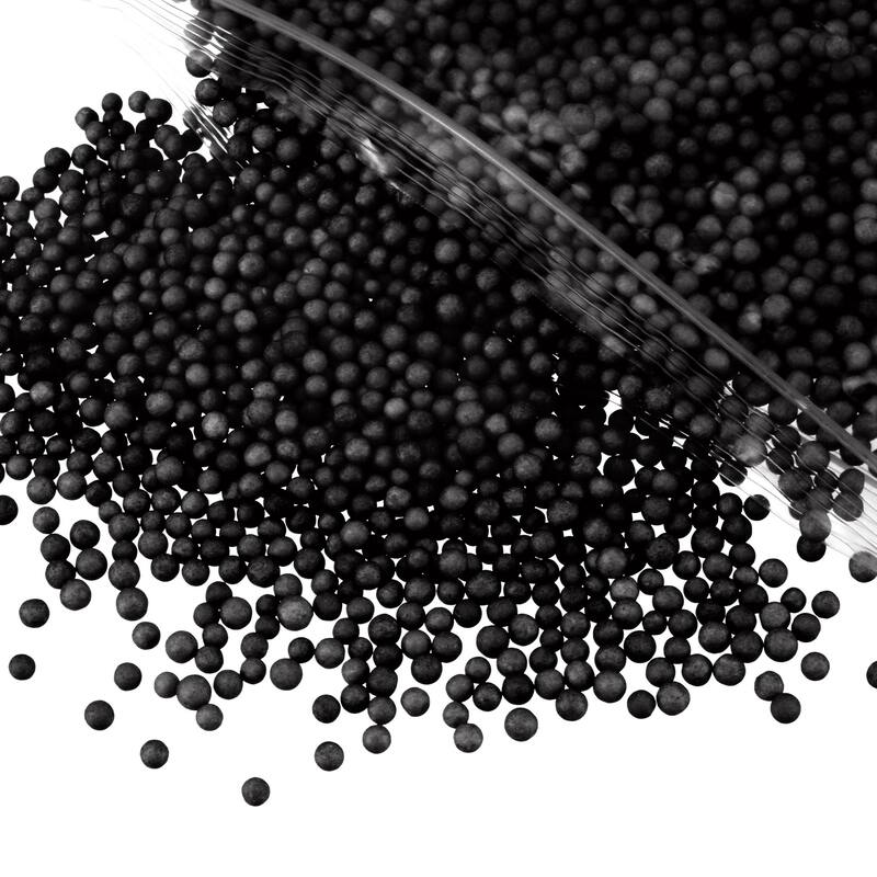 1 Pack 0.1" Black Polystyrene Foam Beads Ball for DIY Crafts, Fillings