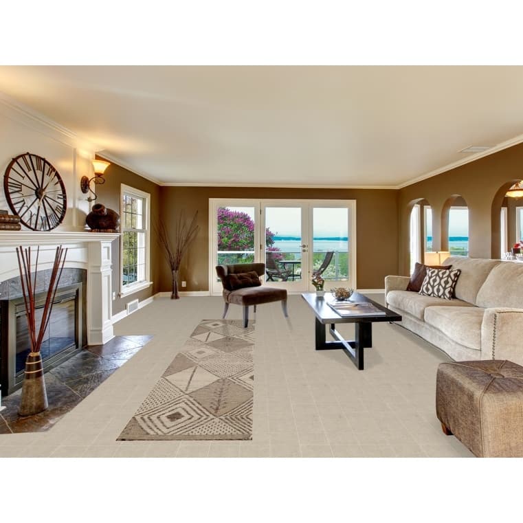 Geometric Moroccan Oriental Runner Rug Handmade Wool Carpet - 2'5"x 13'1"