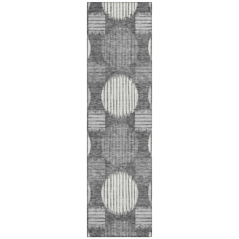 Machine Washable Indoor/ Outdoor Chantille Contemporary Dotty Rug