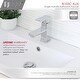 preview thumbnail 19 of 34, Single Hole 1-Handle Bathroom Faucet - Faucet Height: 6" | Spout Height: 2 11/16"