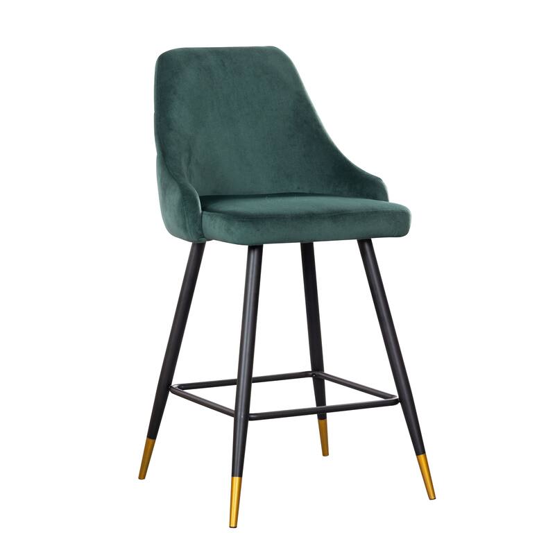 Hammel Velvet Bar Stool -Set of 2