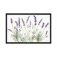 preview thumbnail 8 of 13, iCanvas "Floursack Lavender V on Linen" by Danhui Nai Framed Ebony - 18x26