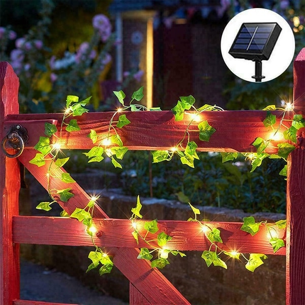 Solar Light String 8 Lighting Modes Outdoor Waterproof Fairy String Lights Wedding Party Garden Living Room Decor 2 5 10m Bed Bath Beyond 33936226
