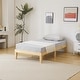 preview thumbnail 26 of 26, Basic Bed Frame Twin Wooden Bed