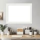 preview thumbnail 27 of 36, Amanti Art Vanity White Narrow Framed Dry Erase Magnetic Board