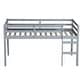 preview thumbnail 9 of 36, Solid Rubber Wooden Twin Loft Bed with Ladder