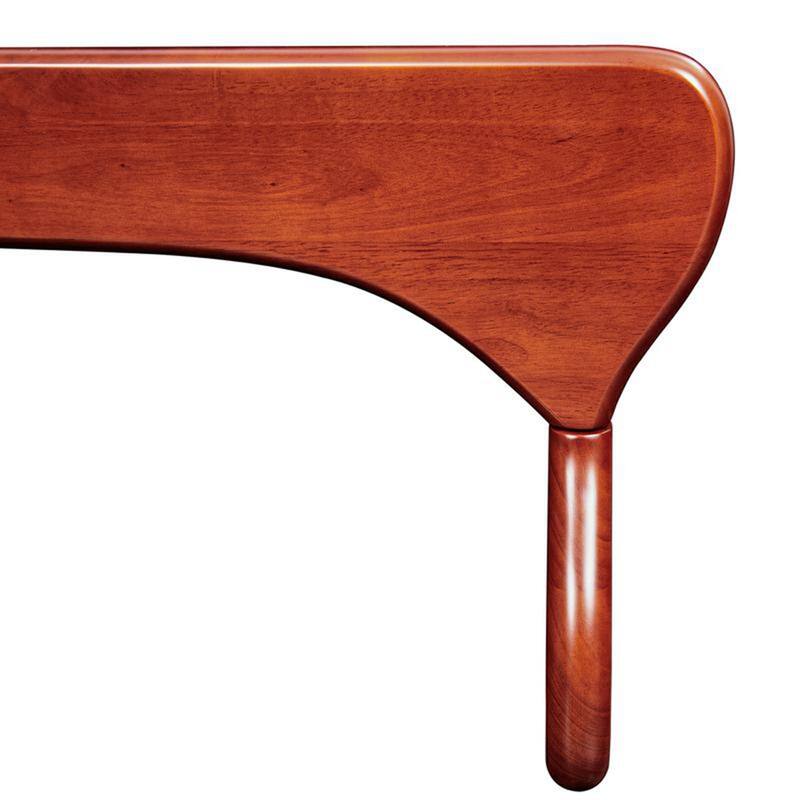 Modern Solid wood/Tempered glass coffee table
