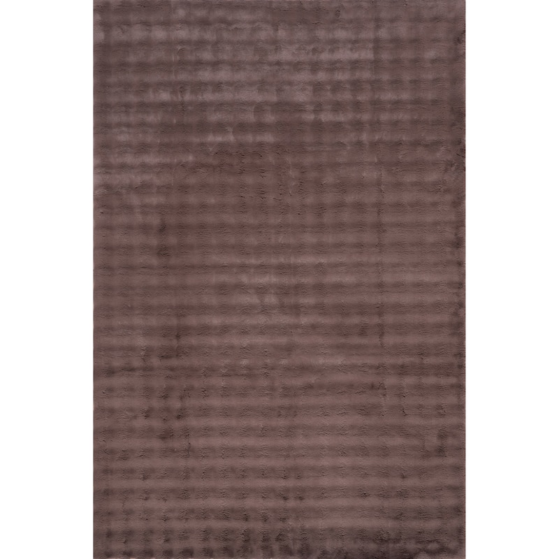 Nuloom Jeni Solid Plush Machine Washable Area Rug