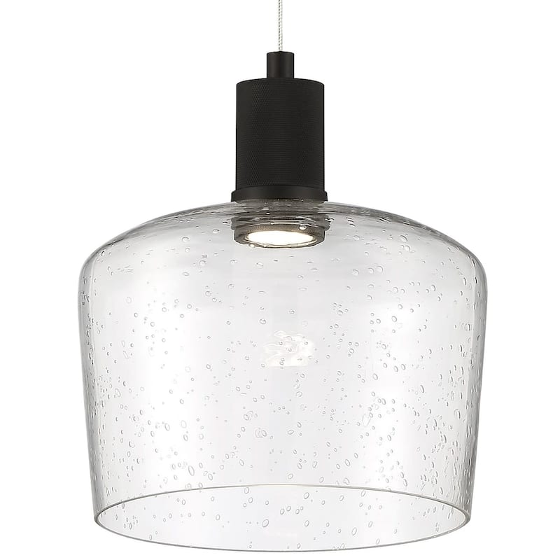 Access Lighting 63141LEDD/SDG Port Nine 9" Wide LED Mini Pendant - Matte Black