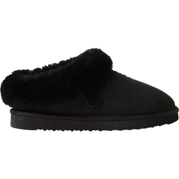 black dearfoam slippers