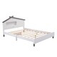 preview thumbnail 21 of 53, Platform Bed with House-shaped Headboard and Motion Activated Night