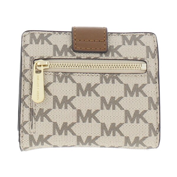 michael kors canvas wallet