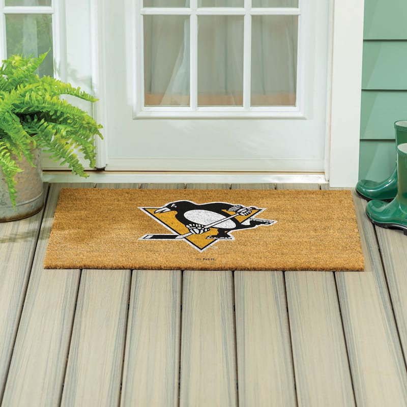 Pittsburgh Penguins Full Color Indoor/Outdoor Coir Mat