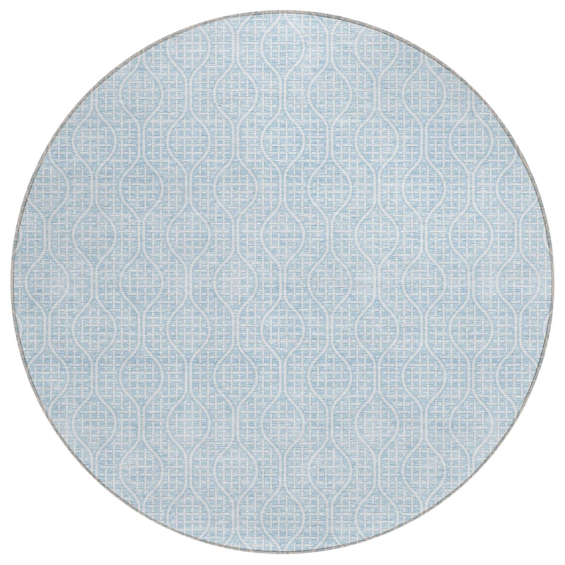 HomeRoots Geometric Transitional Rectangle Outdoor Rug