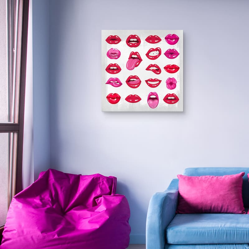 Lip Service by Nikki Chu Canvas Art Print
