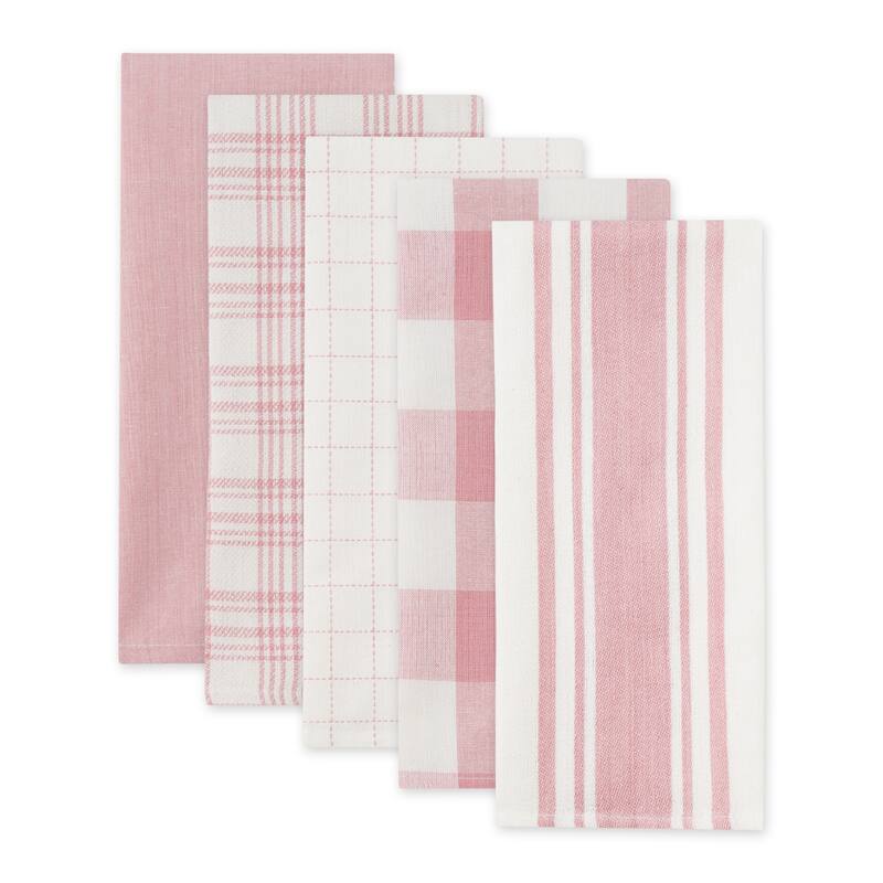 DII Asst Vintage Everyday Dishtowel (Set of 5)
