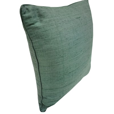 Home&Manor Robat Dupioni Silk Pillow 18"