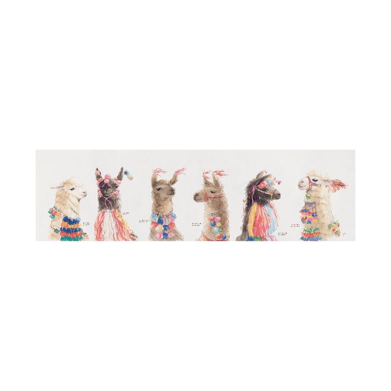 Lama IV (18 x 72) Canvas Art Print - Large