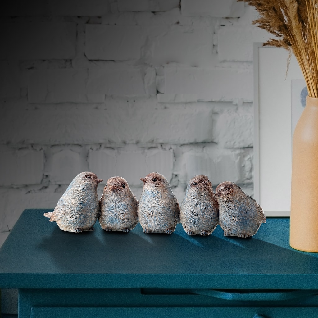 Resin Bird Gathering 9"