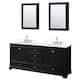 Option Dark Espresso / White Quartz Top / Polished Chrome