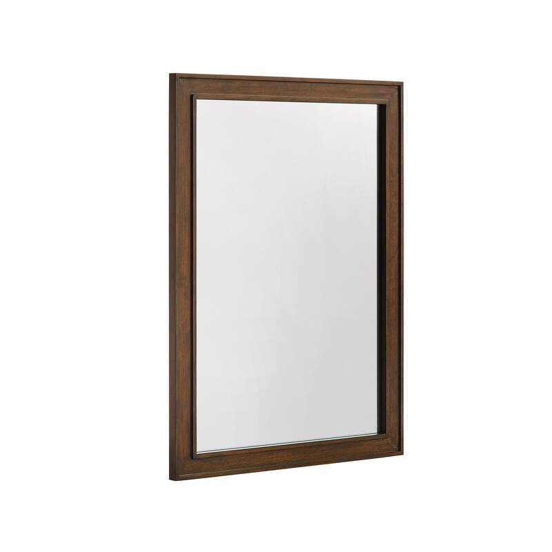 Frank Lloyd Wright USONIA® Progression 22 or 28-inch Wood Mirror