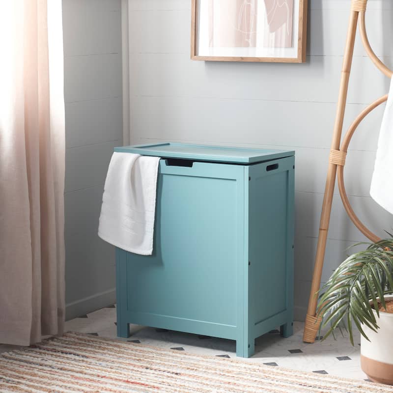 SAFAVIEH Eelke Laundry Basket - 19.4 In. W x 12 In. D x 24.1 In. H - 19Wx12Dx24H