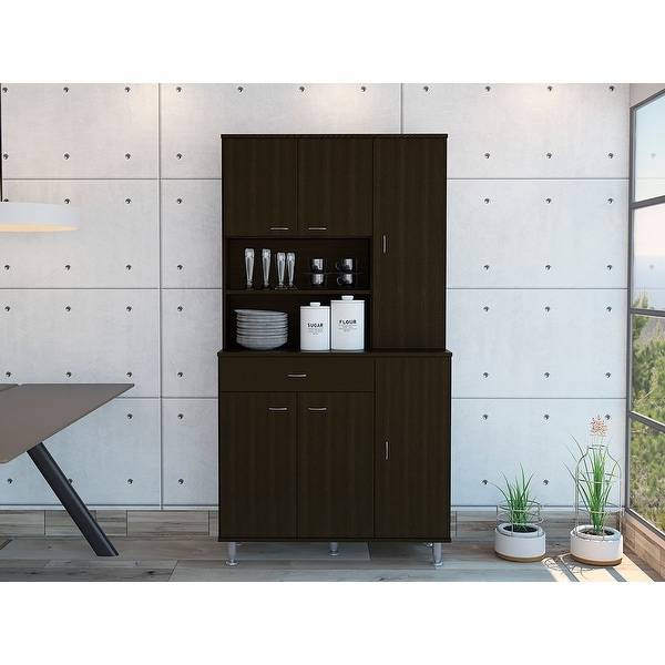 FM Furniture Venice 90 Pantry Cabinet Multiple Cabinets One