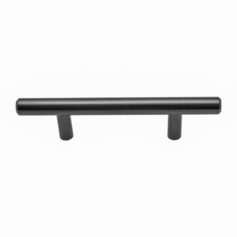 Utopia Alley Carli Cabinet Pull Handle, Brushed nickel/Matt Black 3", 5" and 12.5" Center to Center - 3" 1 pack - Matt Black