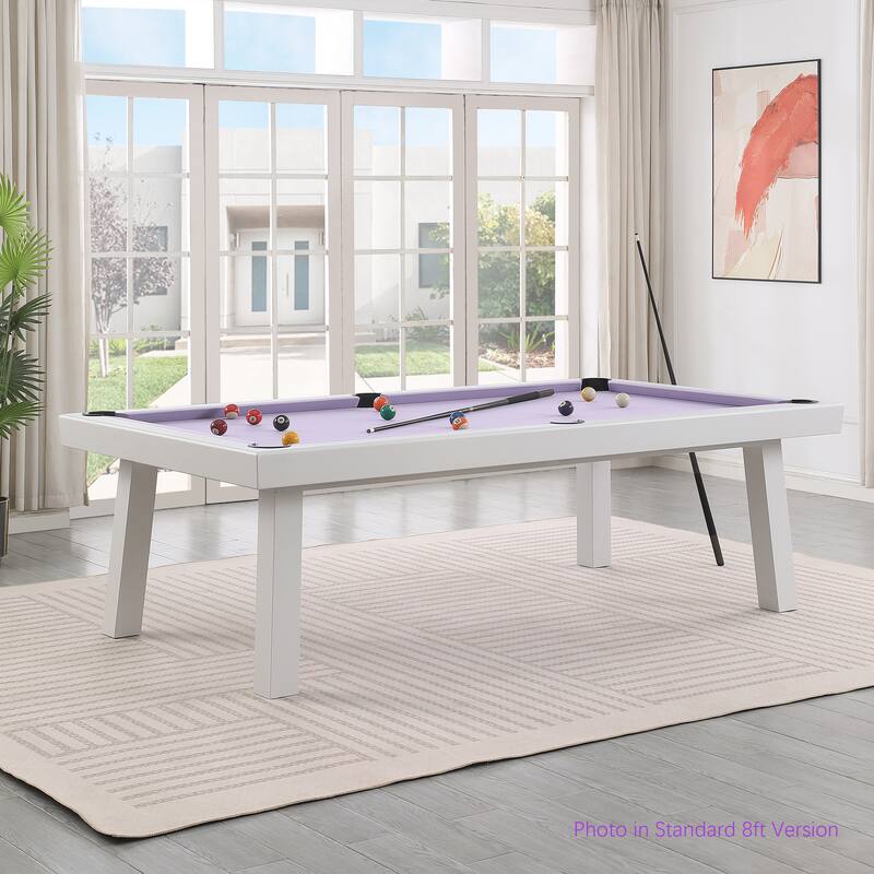 Laguna Indoor/Outdoor 8ft Slate Pool Table with Dining Top & Accessories