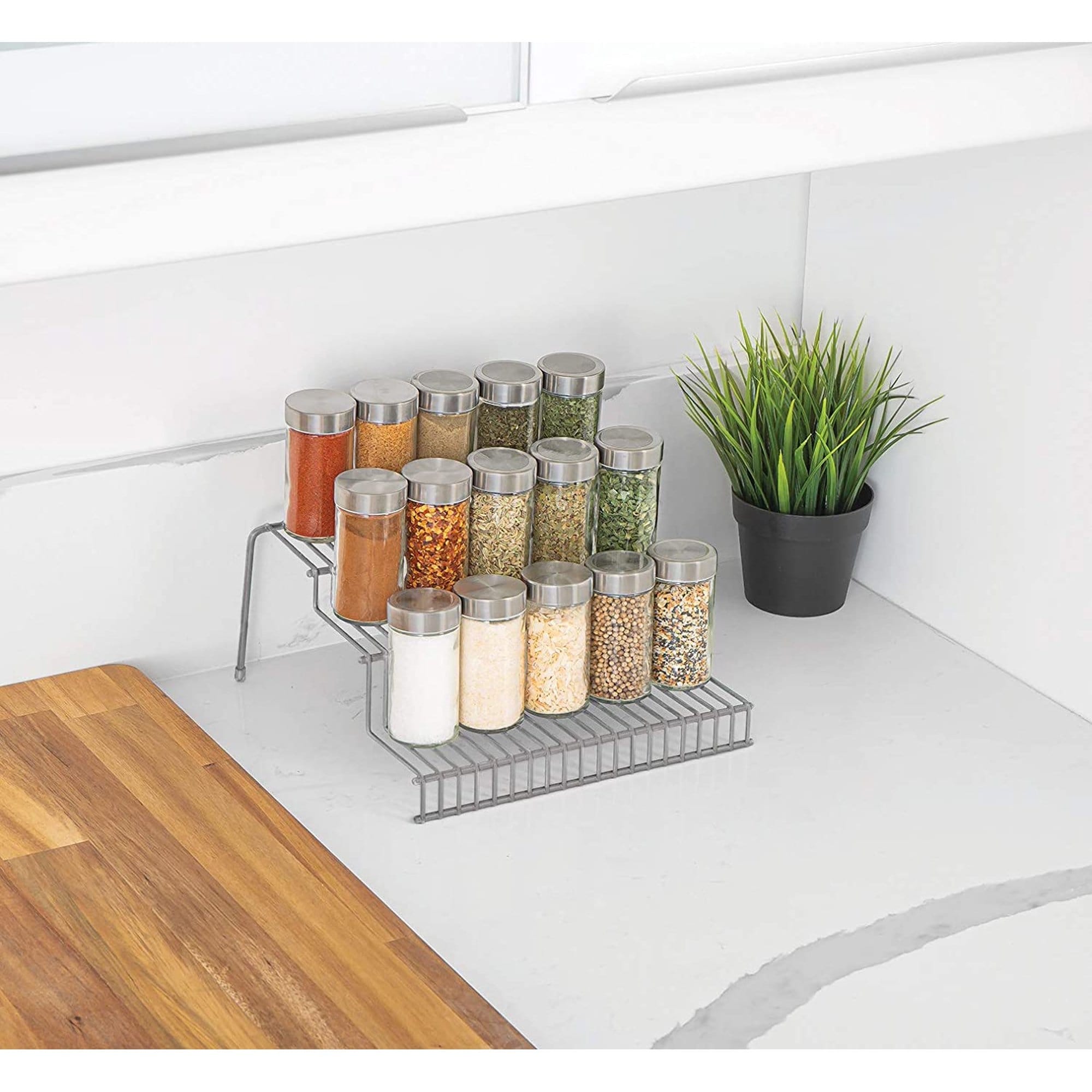 3 Tier Spice Rack Shelf Organizer Set of 6 Bed Bath Beyond