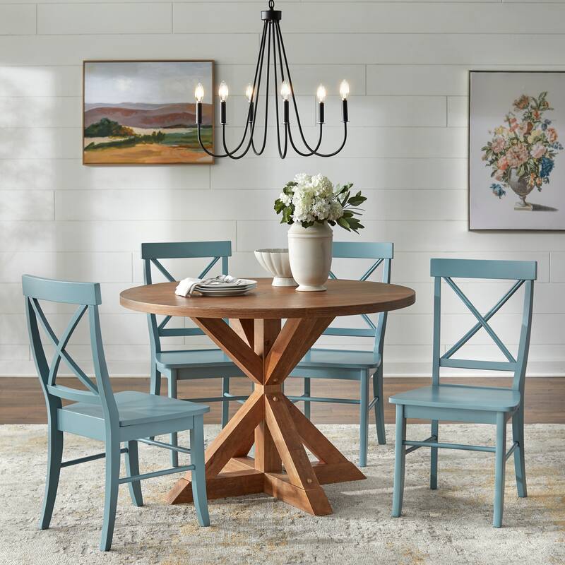 Simple Living Ellington 5-piece Dining Set - Light Blue