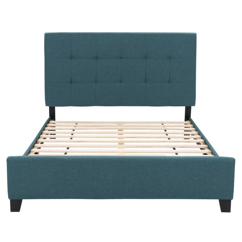 CorLiving Ellery Fabric Tufted Queen Bed