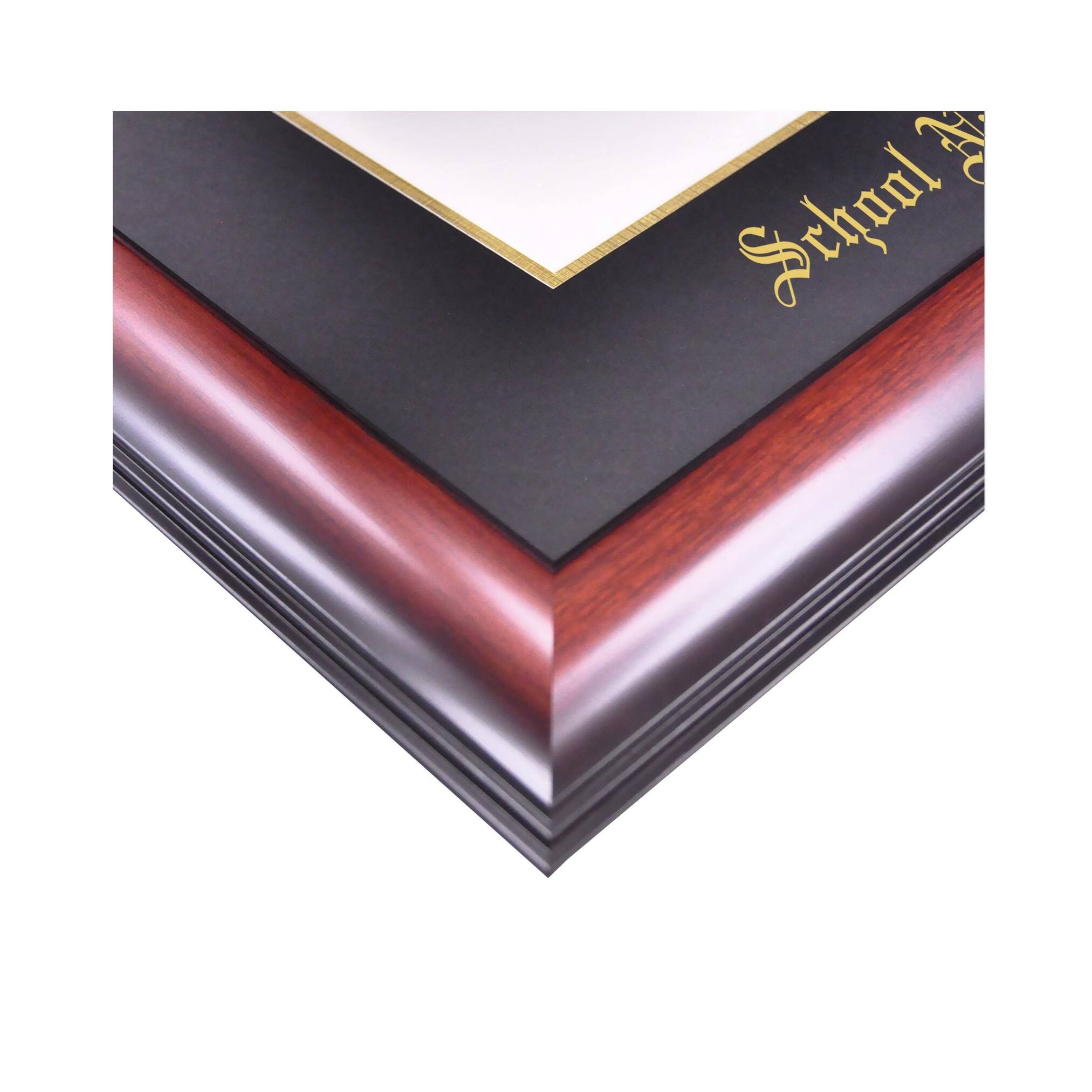 University of Cincinnati 11w x 8.5h Gold Embossed Diploma Frame Bed