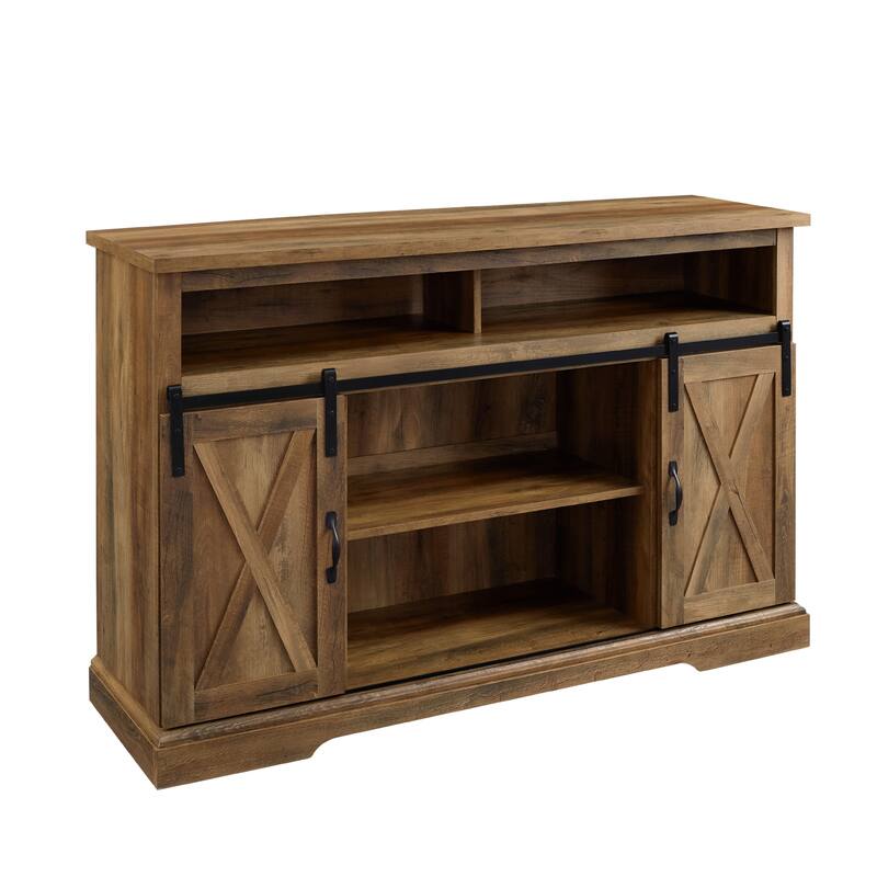 Middlebrook 52-inch Highboy Sliding Barn Door TV Stand