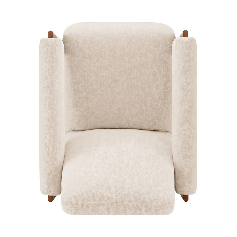 NPD Furniture Silvia Fabric Accent Arm Chair