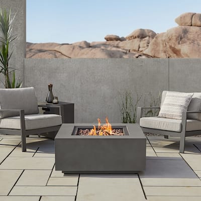 Aegean 36" Square LP Fire Table by Real Flame