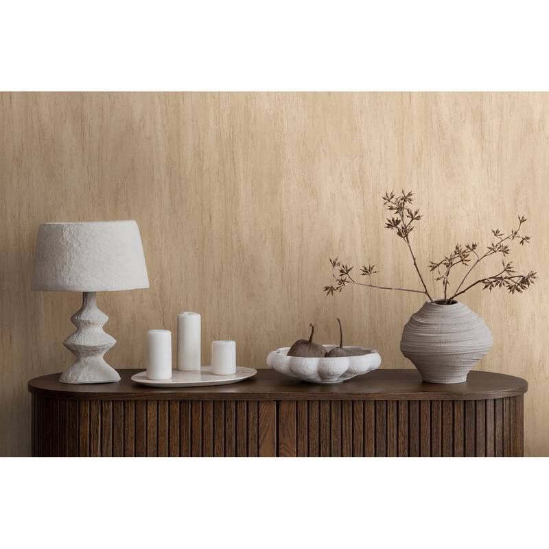 Galerie Wallcoverings Woods and Wicker Collection Wood Effect Matte Finish Vinyl on Non-woven Wallpaper Roll